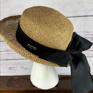 Panama Jack Original Safari Mesh Hat With Bow Women’s S/M 22”